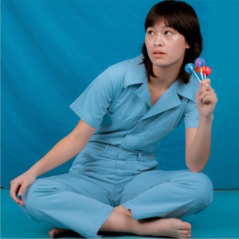 Big Bud Press Sky Blue Women's Coveralls Sz 2XL - Picture 3 of 8
